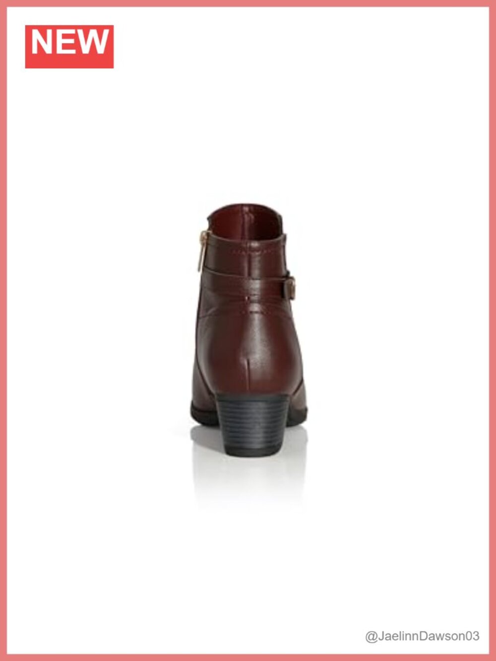 AVENUE Cloudwalkers Wide Fit Lynn Ankle Boot Faux Leather